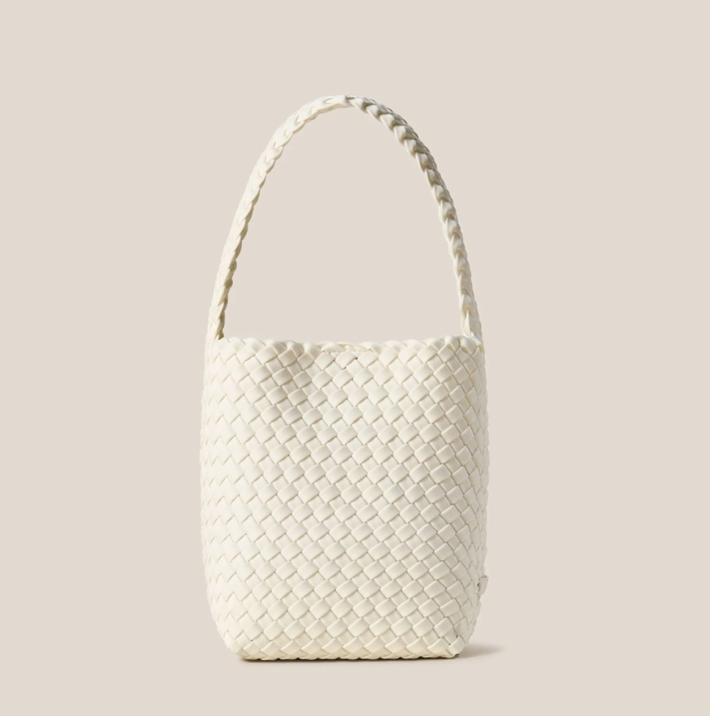 Naghedi Small Nomad Hobo Bag in Jasmine Ivory